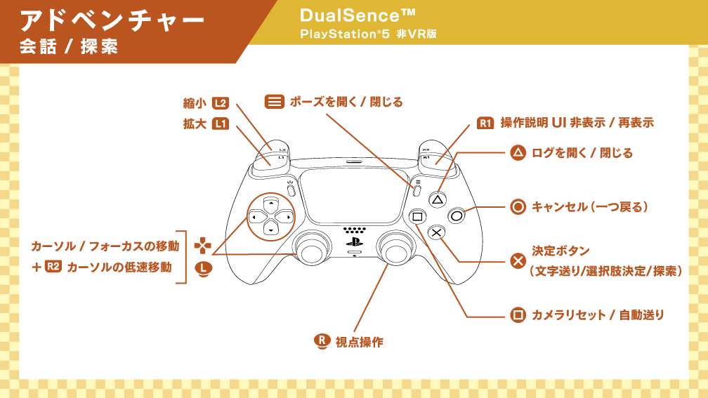 DualSence アドベンチャー 会話/探索